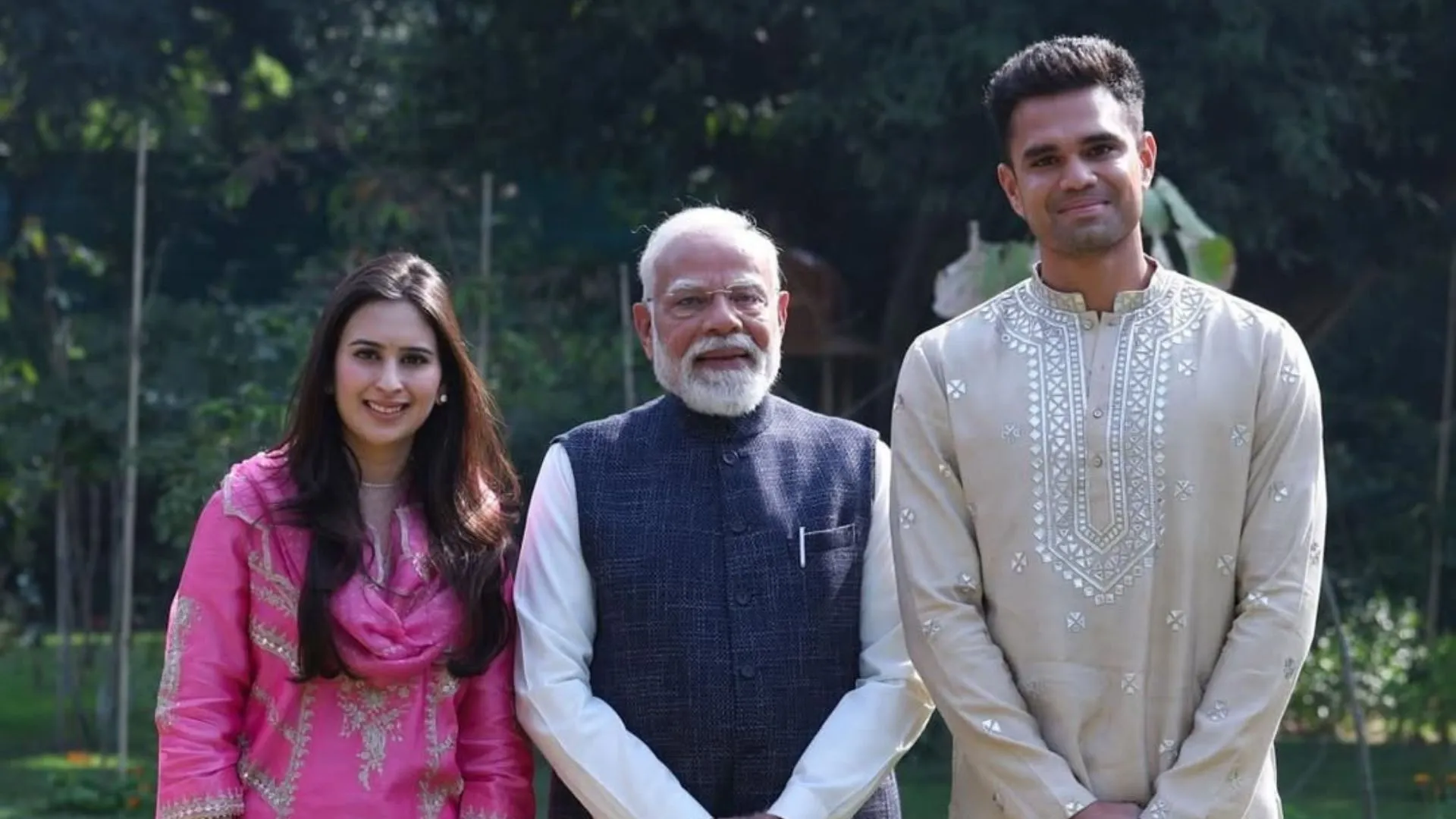 Arjun Tendulkar and Saaniya Chandok's wedding