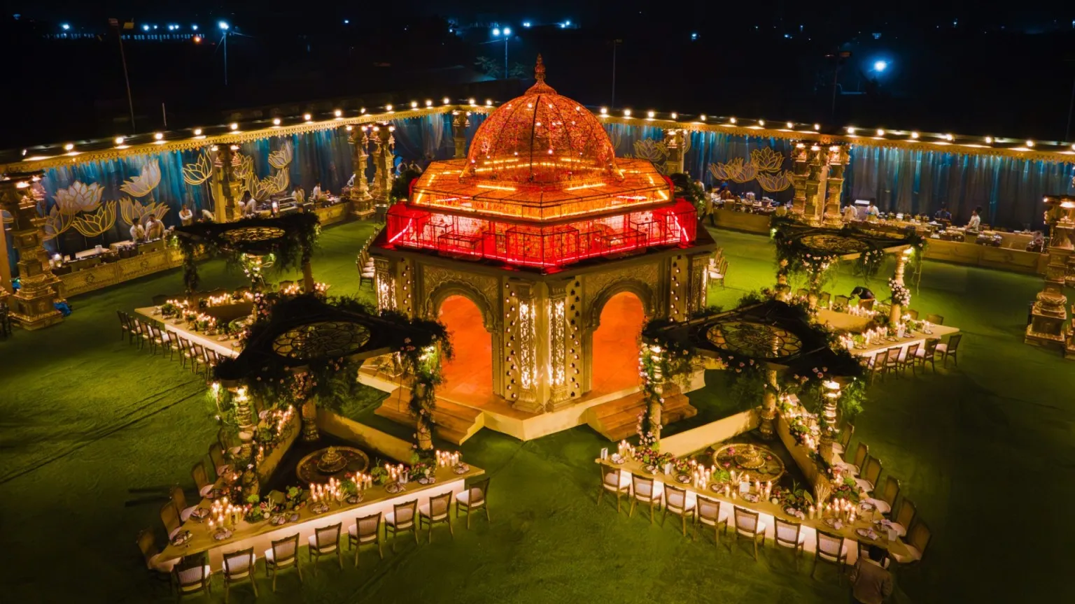 Inside ‘Tattva': The Kolkata Wedding Reception That Was Designed Like a Cosmic Love Story