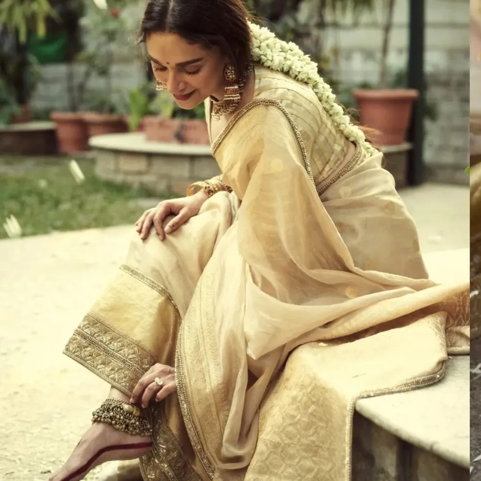 Aditi Rao Hydari at her wedding