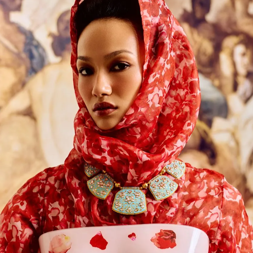Meenakari jewellery and couture