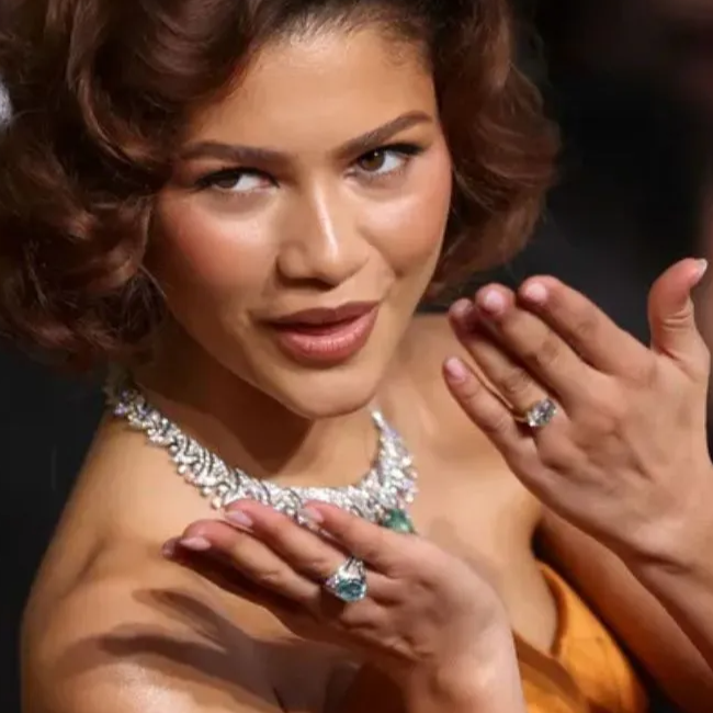 East-West engagement ring